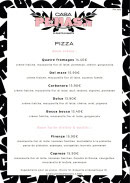 Menu Casa Penasa - Les pizzas base crème