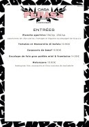 Menu Casa Penasa - Les entrées
