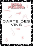 Menu Casa Penasa - Carte des vins