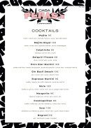 Menu Casa Penasa - Les cocktails