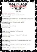 Menu Casa Penasa - Les vins rosés, vins blancs et champagnes, ...