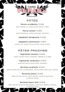 Menu Casa Penasa - Les pates