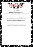 Menu Casa Penasa - Les plats