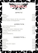 Menu Casa Penasa - Les apéritifs, digestifs et spritz