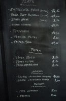Menu La Luna - Un extrait de menu du jour