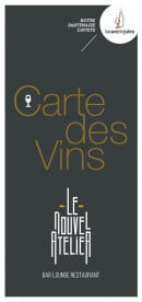 Menu Le Nouvel Atelier - Carte de vins Le Nouvel Atelier Lille