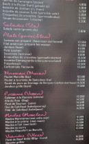Carte et menu de Brasserie des Flandres à Bray Dunes — La carte