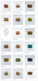 Menu Le Monde du Macaron - Les macarons page 3