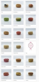 Menu Le Monde du Macaron - Les macarons page 4