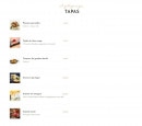 Carte et menu de Auberge des Vieilles Poutres à Fournes en Weppes — Les tapas
