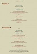 Menu La Gourmandiere - Les menus 