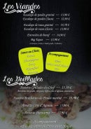 Menu Les andalouses - Les viandes et grillades