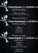 Menu Les andalouses - Les menus