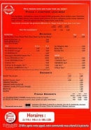 Menu Magic-Pizza - les boissoins