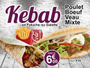 Menu Baraka Snack - Les kebabs