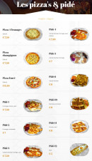 Menu Emre - Les pizzas et pidé