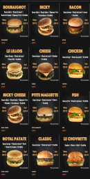 Menu Oh roubaignot - Les burgers