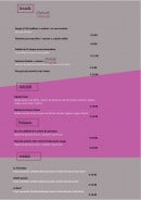 Menu l' Escale - les entrées et salades,..