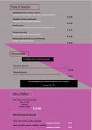Menu l' Escale - les pates et choucroutes,..