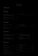Menu Le Bistrot de Tressin - Boissons