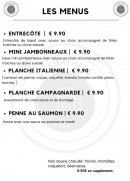 Menu Le Korthals - Les menus suite