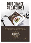 Menu Bacchus - Carte et menu Bacchus  Croix