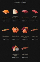 Menu Sushi Shop - Les sashimis, tatakis, ...