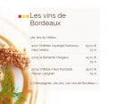 Menu Fleur de Sel - Les vins de Bordeaux 