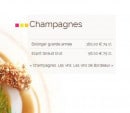 Menu Fleur de Sel - Champagnes