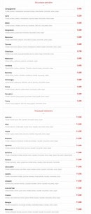Menu Diablo Pizza - Pizzas à emporter 