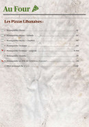 Menu Au Feu De Cèdres - Les pizzas libanaises