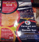 Menu Casa Benfica - Les plats et sandwichs