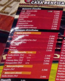 Menu Casa Benfica - Les boissons