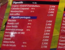 Menu Casa Benfica - Les boissonssofts et boissons portugais , ...