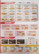 Menu Go pizza - Les tacos et sandwichs