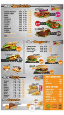 Menu Le Magistral - Sandwiches, burgers, tacos,...