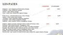 Carte et menu de Tout Feu Tout Flamme à Tourcoing — les pates