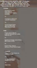 Carte et menu de La Meunerie à Téteghem-Coudekerque-Village  — Les formules, entrées, plats et desserts