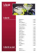 Menu La Bascule - Les apéritifs