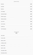 Menu La Rabouillère - Les boissons chaudes et cafés alcoolisés