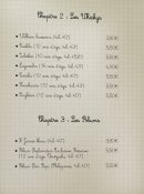 Menu Chez Flavien - Les whiskies et rhums