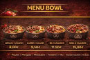 Carte et menu de Le Royal à Allennes les Marais — Menu bowl