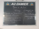 Menu Au Damier - Exemple de menu