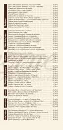 Menu La Taverne du Petit Wasquehal - Les vins suite