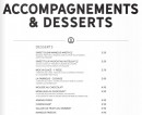 Menu Sushi Shop - Les desserts