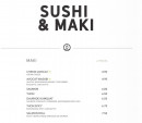 Menu Sushi Shop - Les makis