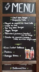 Menu The Black Lab - Extrait de la carte
