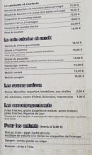 Menu L'épicurien - Les plats (suite), les salades, ....