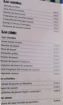 Menu L'épicurien - Les entrées et les plats