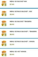 Menu So Drive Burger - Bucket